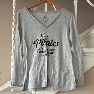 Soft Long Sleeve Pilates Shirt- New